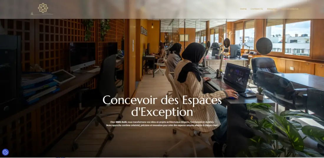 Archi Smai website by WeSpred